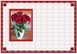 JJ BOUQUET OF ROSES FOR MOTHERS DAY INSERT BLANK