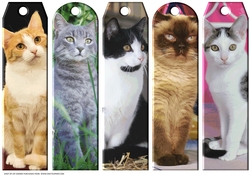 JJ ASSORTED BOOKMARKS FOR CAT LOVERS 2