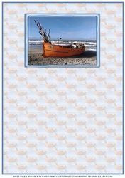  JJ GOING FISHING BIRTHDAY OR FATHERS DAY A5 INSERT BLANK