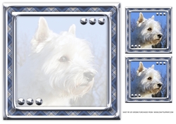 JJ LOVE MY DOG WEST HIGHLAND TERRIER OR WESTIE 8X8 INSERT BLANK