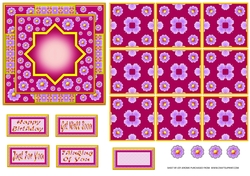 JJ DAISY 5X5 TEA BAG CARD 2