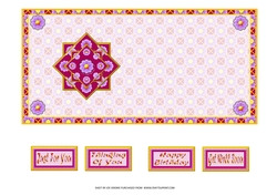  JJ DAISY 5X5 TEA BAG CARD 2 INSERT
