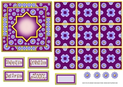 JJ DAISY 5X5 TEA BAG CARD 3