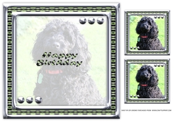 JJ LOVE MY DOG COCKAPOO 2 8X8 INSERT HAPPY BIRTHDAY