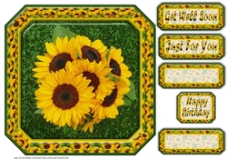 JJ SUNFLOWER 8X8