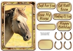 JJ LOVE MY HORSE A5 QUICK CARD 3