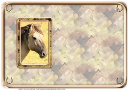 JJ LOVE MY HORSE A5 QUICK CARD 3 INSERT BLANK