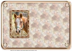 JJ LOVE MY HORSE A5 QUICK CARD 6 INSERT BLANK