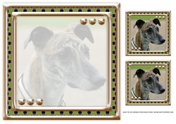 JJ LOVE MY DOG GREYHOUND 2 8X8 INSERT BLANK