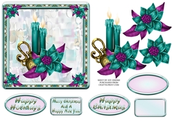 JJ CHRISTMAS CANDLES 1 6X6