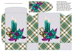 JJ CHRISTMAS CANDLES 1 PINCHBAG AND TAG
