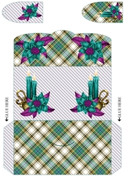 JJ CHRISTMAS CANDLES 1 MONEY WALLET