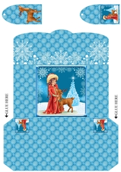 JJ CHRISTMAS STARRY SNOWY NIGHT MONEY WALLET