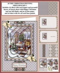 JJ THE CHRISTMAS POTTING SHED MINI KIT 1 A5