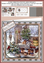 JJ THE CHRISTMAS POTTING SHED MINI KIT 3 5X5