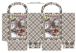 JJ THE CHRISTMAS POTTING SHED GIFT BAG