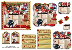 JJ THE CHRISTMAS KITCHEN 5X5 PYRAMID