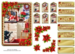 JJ THE CHRISTMAS KITCHEN 5X7