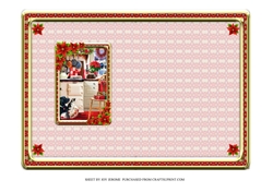 JJ THE CHRISTMAS KITCHEN 5X7 INSERT BLANK