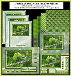 JJ FRIENDS FOREVER BUDGERIGARS KIT