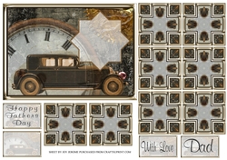 JJ DAD FATHERS DAY TEA BAG CARD SHEET 7X5