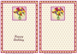  JJ FREESIA A6 TEA BAG CARD 2A INSERTS