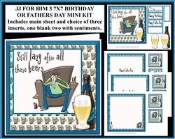 JJ FOR HIM 3 7X7 BIRTHDAY OR FATHERS DAY MINI KIT