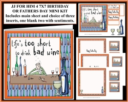 JJ FOR HIM 4 7X7 BIRTHDAY OR FATHERS DAY MINI KIT