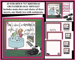 JJ FOR HIM 8 7X7 BIRTHDAY OR FATHERS DAY MINI KIT