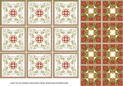 JJ CHRISTMAS SLEIGH HAPPY CHRISTMAS-HOLIDAYS EXTRA TEA BAG TILES