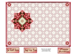 JJ ROSE 5X7 TEA BAG CARD INSERT