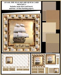 JJ SAIL THE SEAS SQUARE QUICK CARD MINI KIT 3