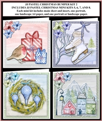 JJ PASTEL CHRISTMAS 5x5 BUMPER KIT 2