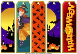 JJ ASSORTED BOOKMARKS HALLOWEEN