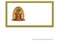 JJ CHRISTMAS COSY FIREPLACE 5X5 SQUARE CARD INSERT BLANK