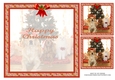 JJ PETS LOVE CHRISTMAS TOO 8x8 INSERT2 HAPPY CHRISTMAS