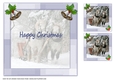 JJ CHRISTMAS HORSES SLEIGH RIDE 8X8 INSERT HAPPY CHRISTMAS