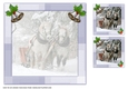 JJ CHRISTMAS HORSES SLEIGH RIDE 8X8 INSERT BLANK