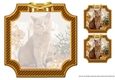 JJ PETS LOVE CHRISTMAS TOO GOLDEN CAT INSERT BLANK