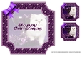 JJ PETS LOVE CHRISTMAS TOO SNOW WHITE CAT 8x8 INSERT HAPPY CHRISTMAS