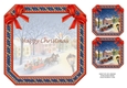 JJ CHRISTMAS SLEIGH RIDE 8X8 INSERT HAPPY CHRISTMAS