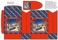 JJ CHRISTMAS SLEIGH RIDE PINCH BAG AND TAG