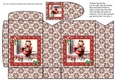 JJ CHRISTMAS SNOWY STEP PINCH BAG AND TAG