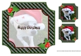 JJ PETS LOVE CHRISTMAS TOO JACK RUSSELL 8X8 INSERT HAPPY CHRISTMAS