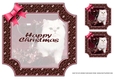 JJ PETS LOVE CHRISTMAS TOO SNOW WHITE CAT 8x8 INSERT ROSEWOOD HAPPY CHRISTMAS