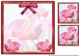 JJ WILD POPPY 8X8 CARD INSERT BLANK
