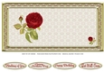JJ VINTAGE RED ROSE 6X6 INSERT
