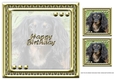 JJ LOVE MY DOG DACHSHUND 8X8 INSERT HAPPY BIRTHDAY