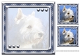 JJ LOVE MY DOG WEST HIGHLAND TERRIER OR WESTIE 8X8 INSERT BLANK