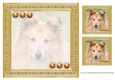 JJ LOVE MY SHETLAND SHEEPDOG OR SHELTIE 8X8 INSERT BLANK